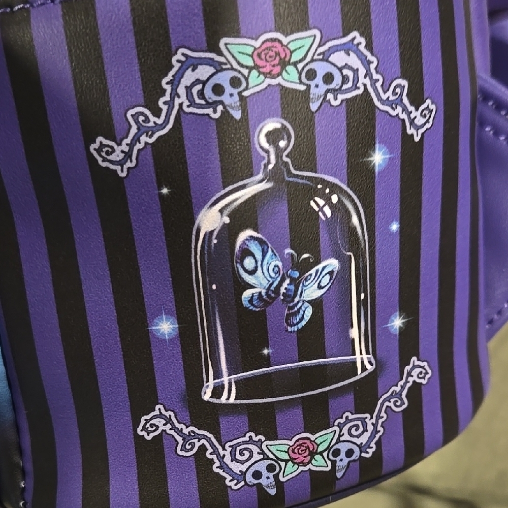Loungefly Purple Corpse Bride Mini Backpack - Picture 6 of 6